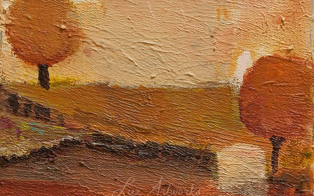 orange landscape