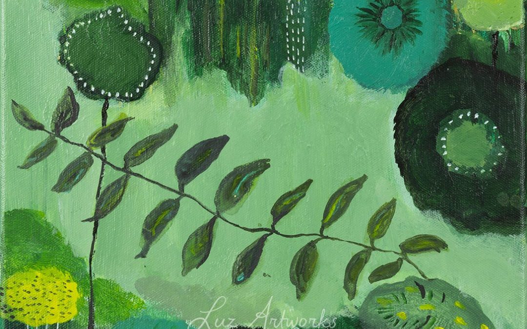 Flourish and Flow Green No. 1