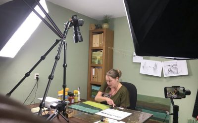 The online painting workshop ‘Landscapes in Lines’ and why it’s taking us so long