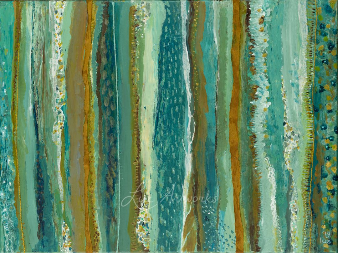 This image shows the painting Another garden by Luz / Marloes Bloedjes