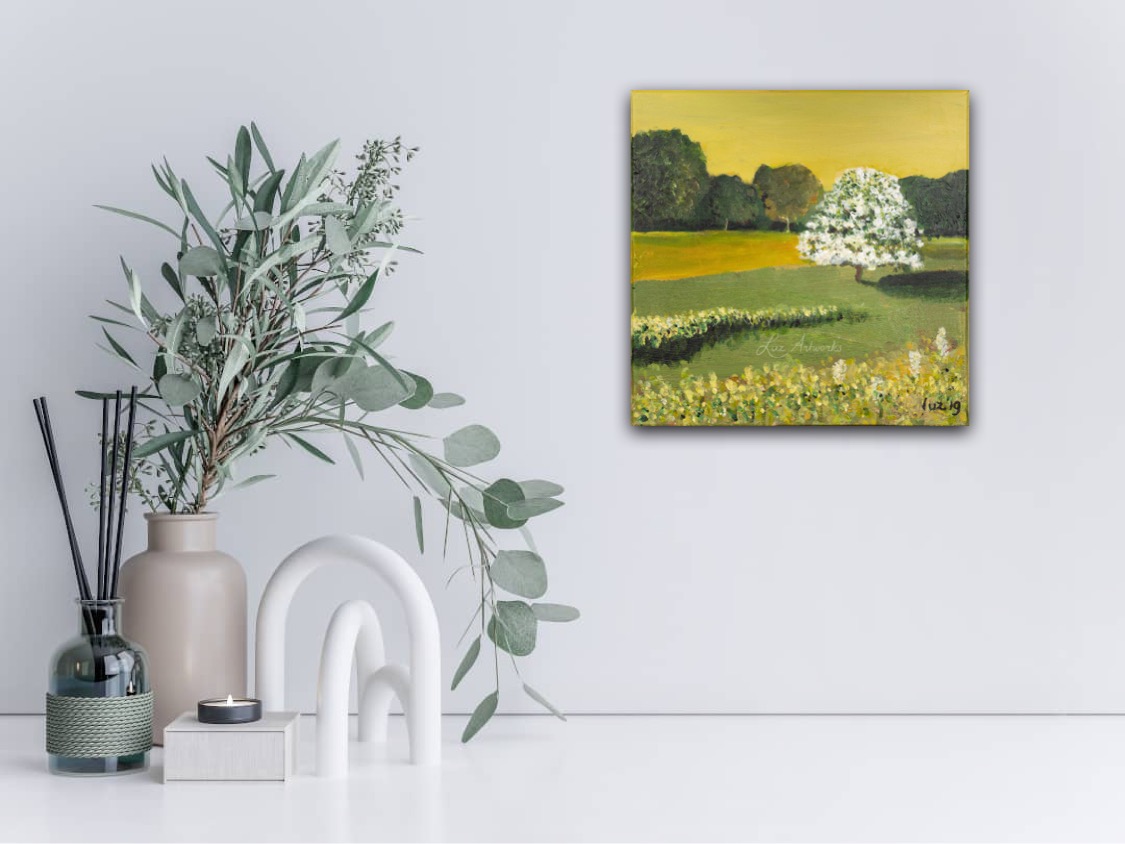 Dune Ladschape Haythorn by Marloes Bloedjes Luz Artworks - on the wall