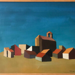 Bob Immink - Village in Spain 4 60x50