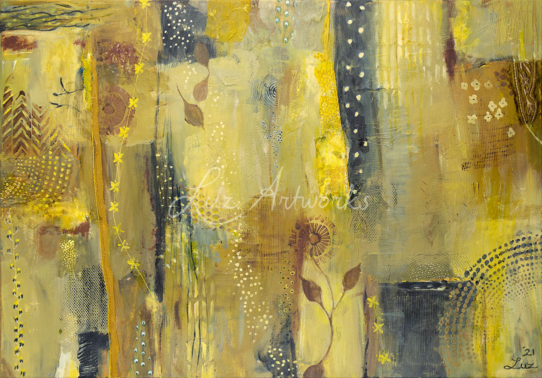 Sparkle No. 1 Painting Sparkle No. 1 by Luz Artworks, Marloes Bloedjes
