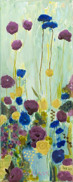 wild flower field blue & purple (left) – sold