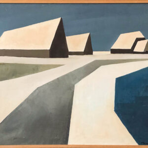 Bob Immink - Houses near Water - untitled 60x50